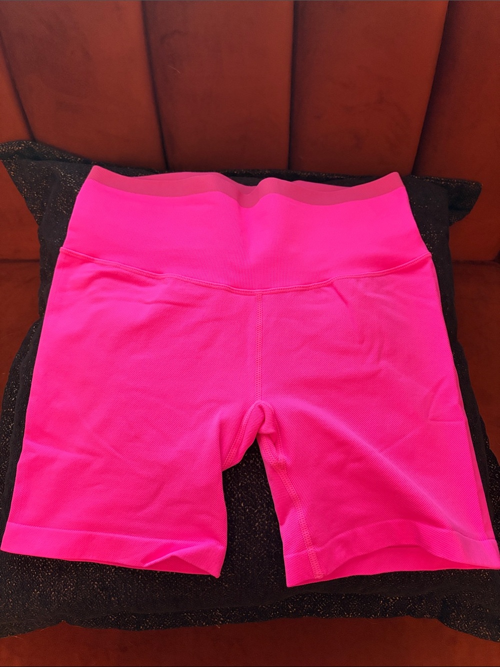 Target Women's Neon Pink High-Waist Bike Shorts